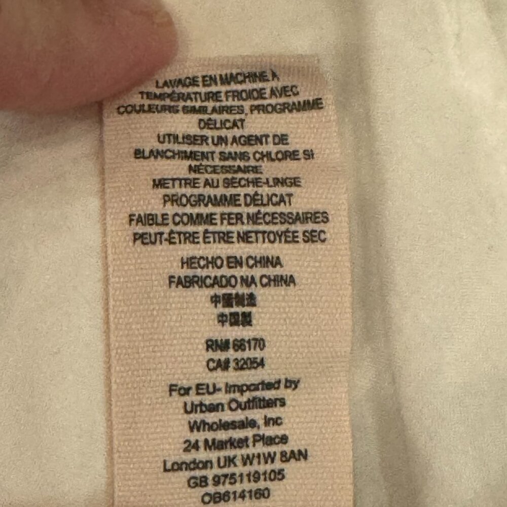 Free People White Boho Peasant Mini Dress – Size Small - Picture 11 of 12